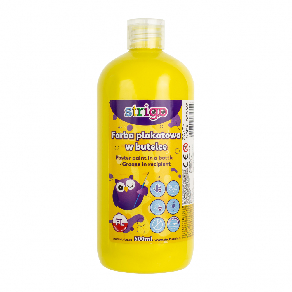 Guașă Strigo Galben 500 ml - Culoare Vie și Intensă