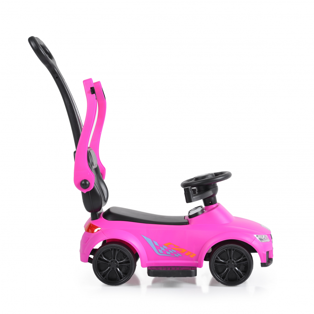 Moni Victory 2in1 Pink Mășinuță Copii cu Mâner - imagine 11