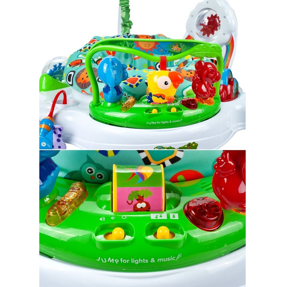 Jumper MalPlay Blue cu lumini și scaun rotativ - imagine 5