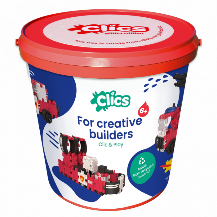 Set Clics Pompieri 8 in 1 | Clicstoys