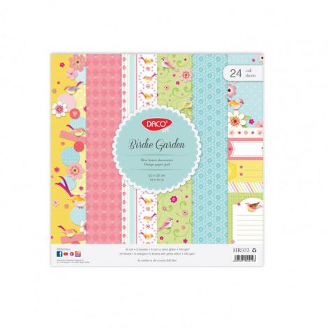 Hartie Decorativa Daco Birdie Garden 30x30 cm