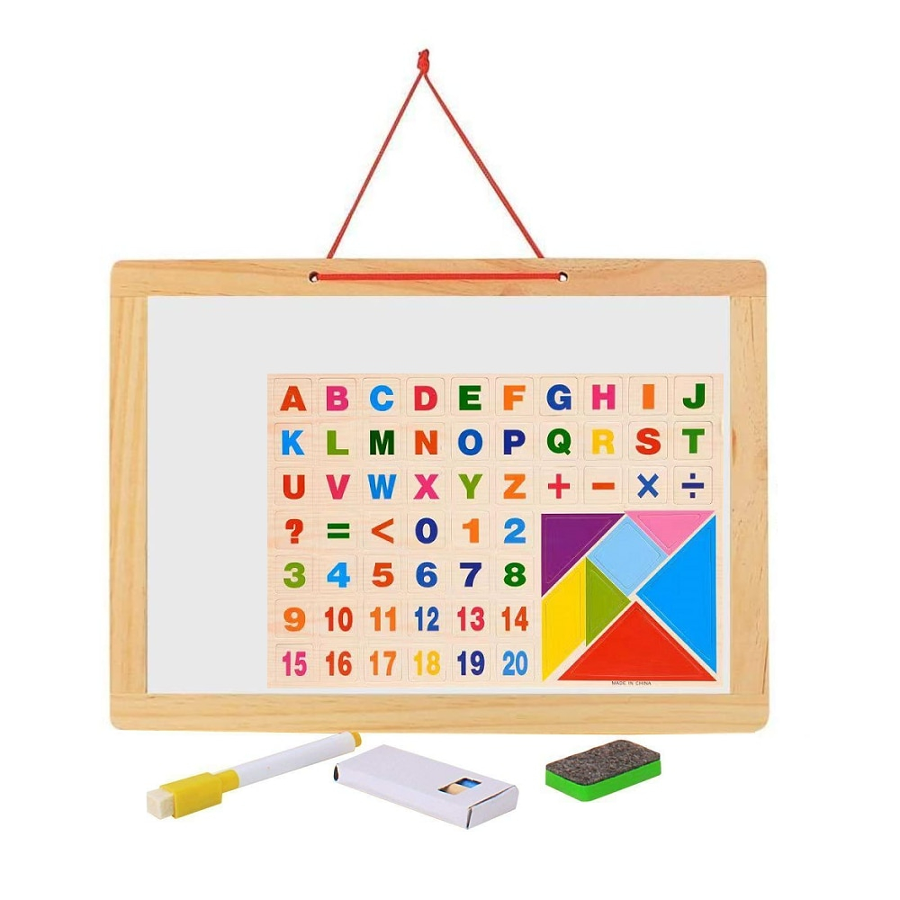Tabla Scolara 2 Fete Lemn Amacs | Scris si Desen