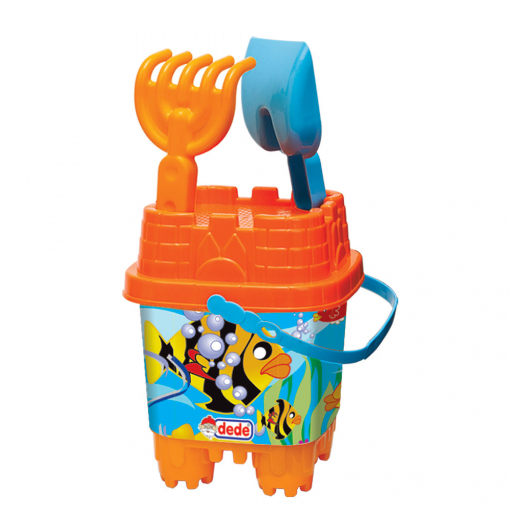 Set 5 Jucării de Nisip Dede - Castle Bucket Set