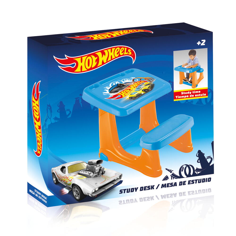 Masuta de studiu Hot Wheels cu scaun - imagine 2