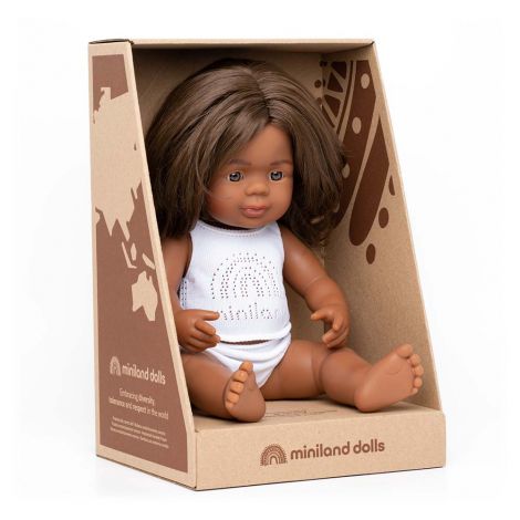 Păpușă Miniland 38 cm Fetită Australiană Educativă - imagine 2