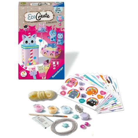 Ravensburger Set Creatie Pisicute Eco 6 Proiecte