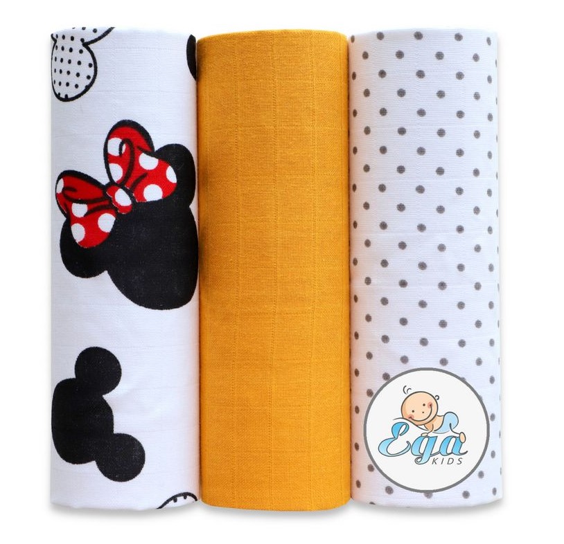 Set 3 scutece Egakids | Bumbac Natural Bebe - imagine 3