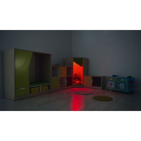 Dulap colt relaxare Artar Moje Bambino cu LED - imagine 12
