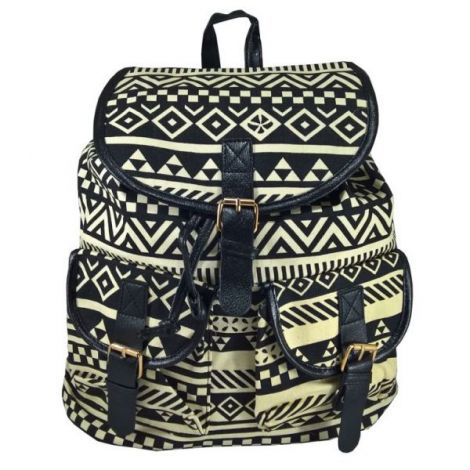 Rucsac Urban LaRue Grafion Crem/Negru Design