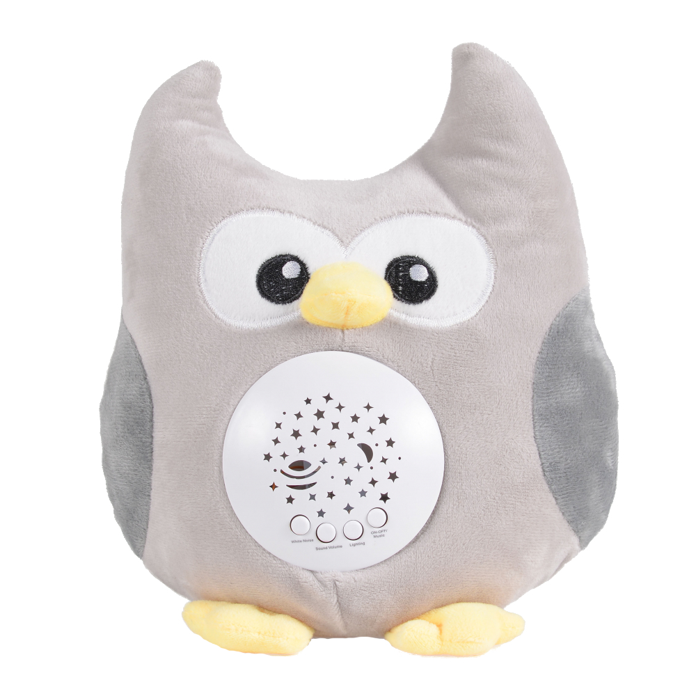 Moni Friendly Owl Lampa Veghe Sunete Albe - imagine 7