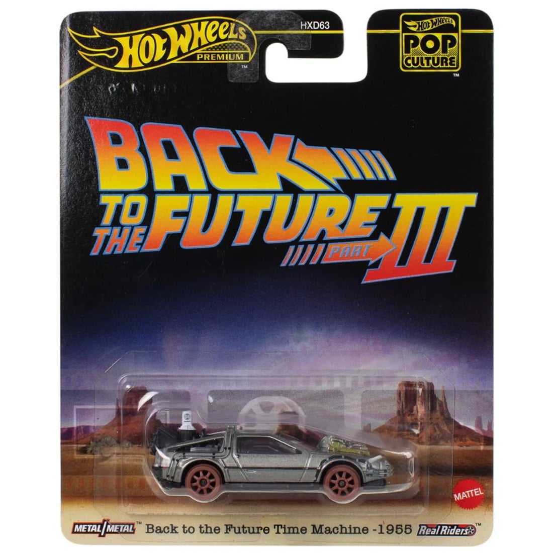 Hot Wheels Premium Back To Future Time Machine