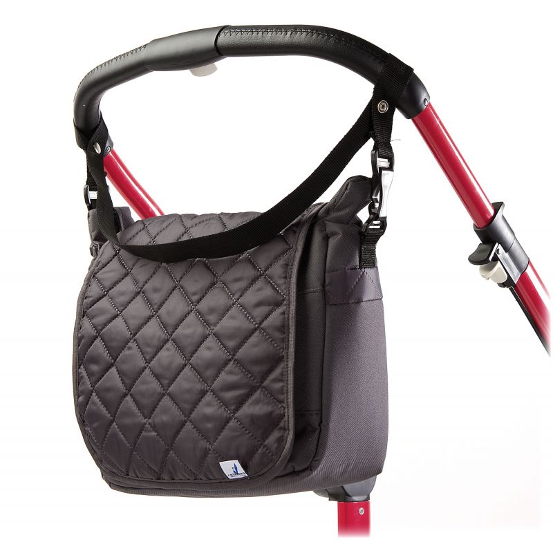 Geantă Matlasată Caretero Graphite - Practică și Elegantă - imagine 2