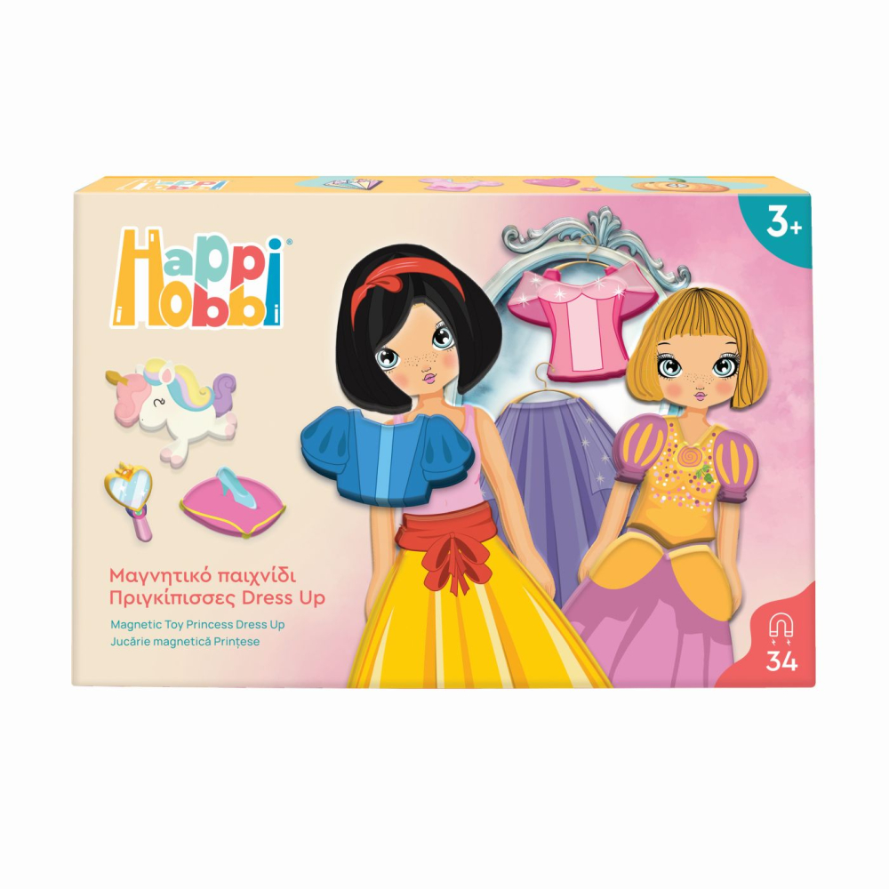HAPPI HOBBI Jucărie Magnetică Prințese AS | Creativitate