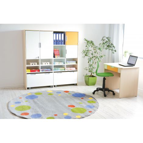 Birou Quadro Orange cu Sertar Moje Bambino - imagine 7
