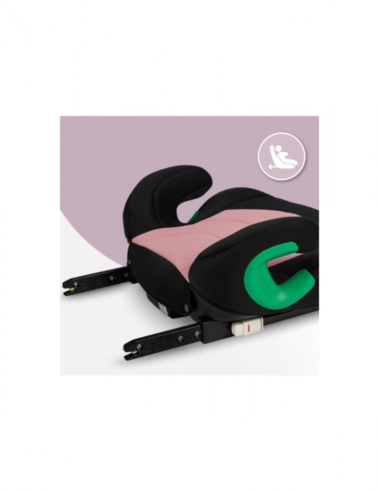 Înăltător Auto Momi Venko Pink cu ISOFIX i-Size - imagine 2