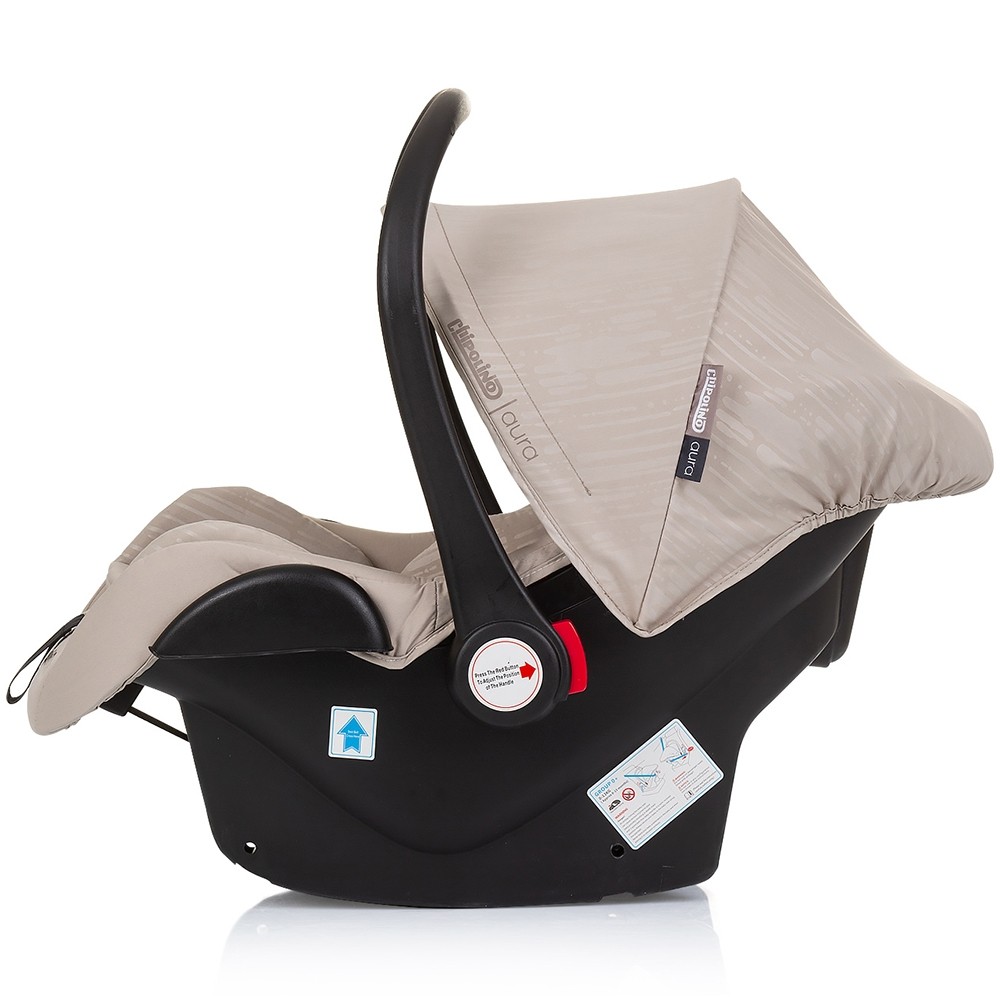 Carucior Chipolino Aura 3 in 1 i-Size, Macadamia - imagine 3