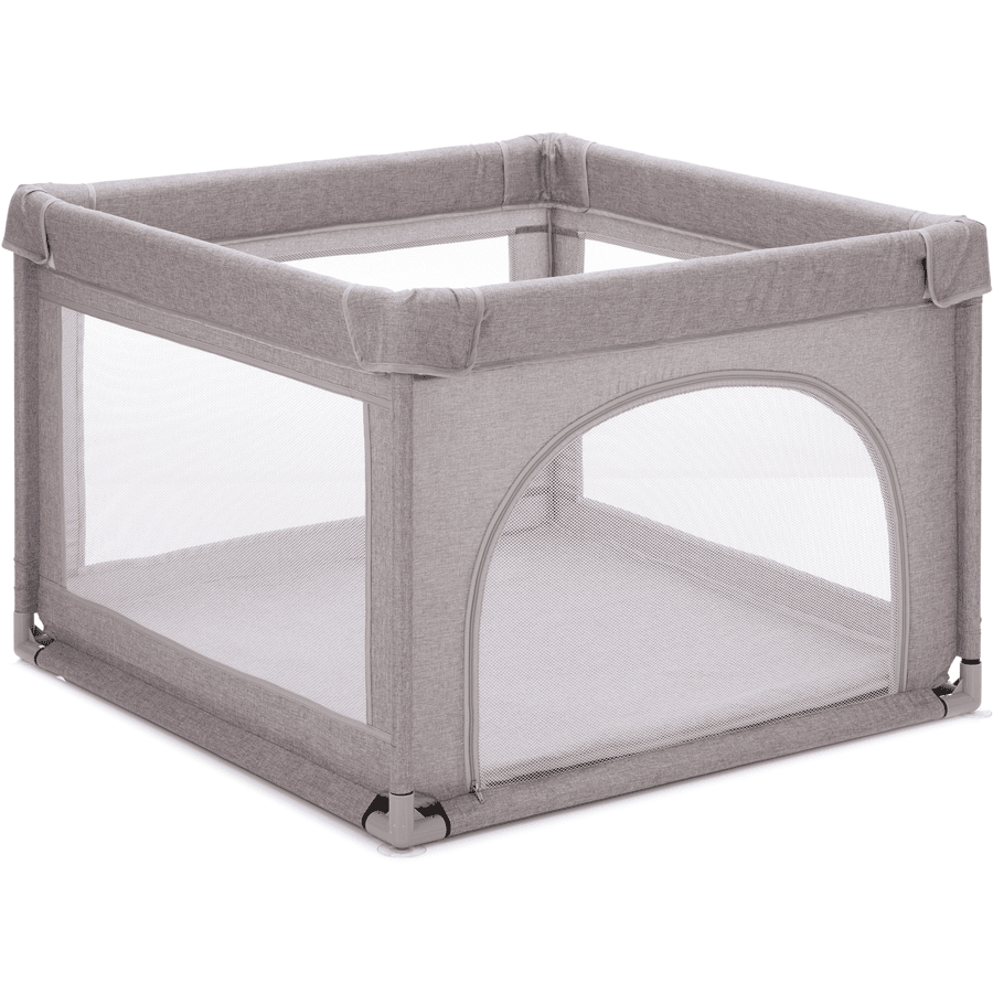 Tarc copii Fillikid Grey Melange, 95x95 cm - imagine 6