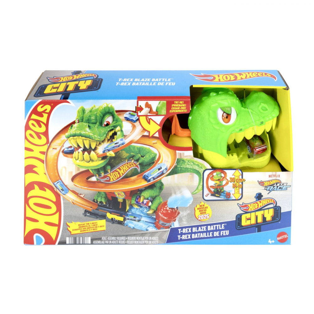 Hot Wheels Mattel: Batalia cu T-Rex