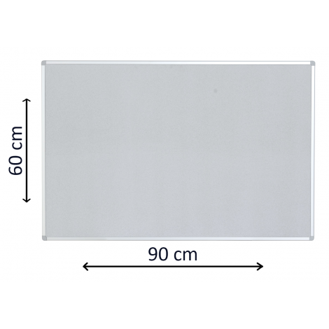 Tabla pluta Moje Bambino 60x90 gri aluminiu - imagine 2