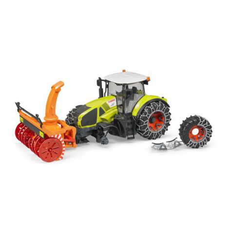 Bruder Tractor Claas Axion 950 cu Lanturi si Freza Zapada - imagine 4