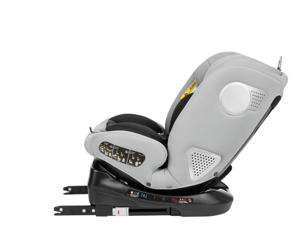 Scaun Auto Kikkaboo i-Moove Light Grey, 40-150 cm