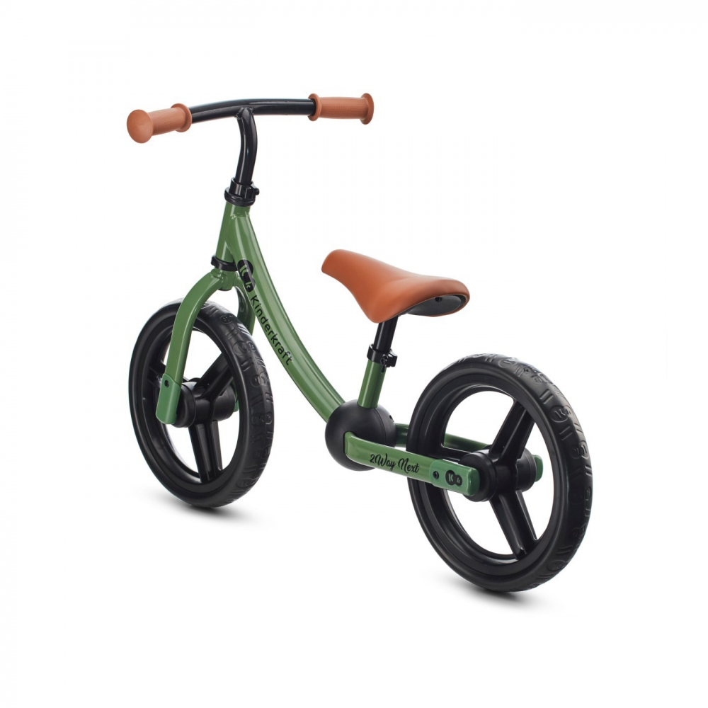 Bicicleta Kinderkraft 2Way Next Light Green | De la 2 ani - imagine 3