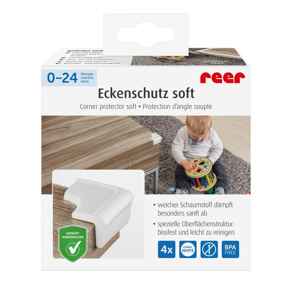 Set 4 Protectii Colturi Reer Alb - imagine 8
