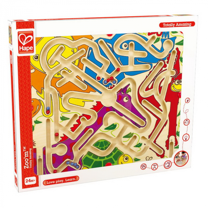 Labirint Magnetic Zoo Hape | Distracție la Dublu