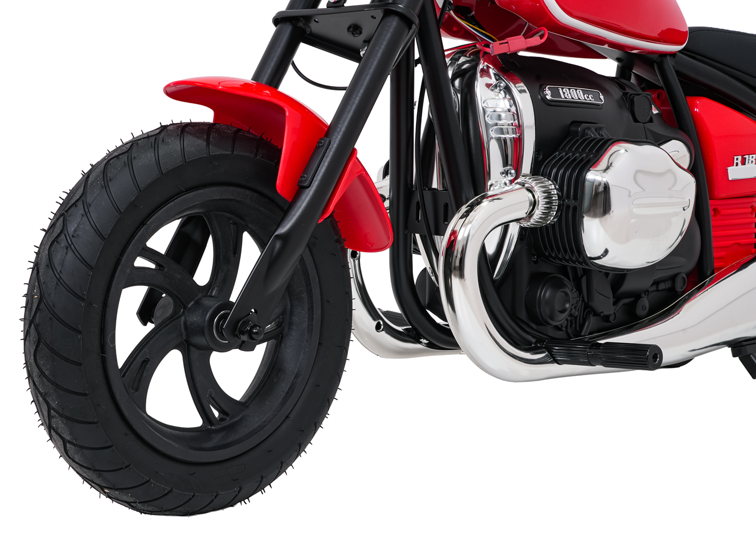 Motocicleta electrica pentru copii BMW R18 24 Volti 200W, viteza 4-16 km/h (sx8628) Rosu - Autokids.ro - imagine 2