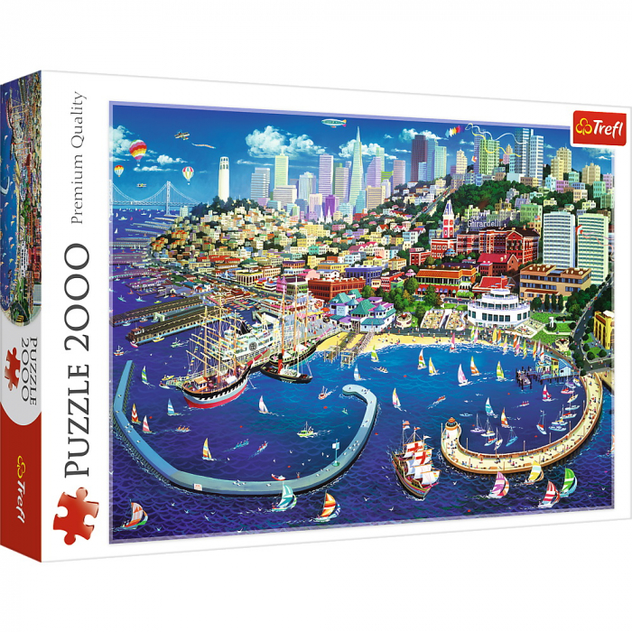 Puzzle Trefl 2000 Golful San Francisco - Trefl