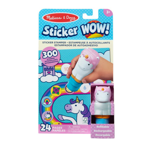 Sticker WOW Unicorn Melissa & Doug - 300 autocolante