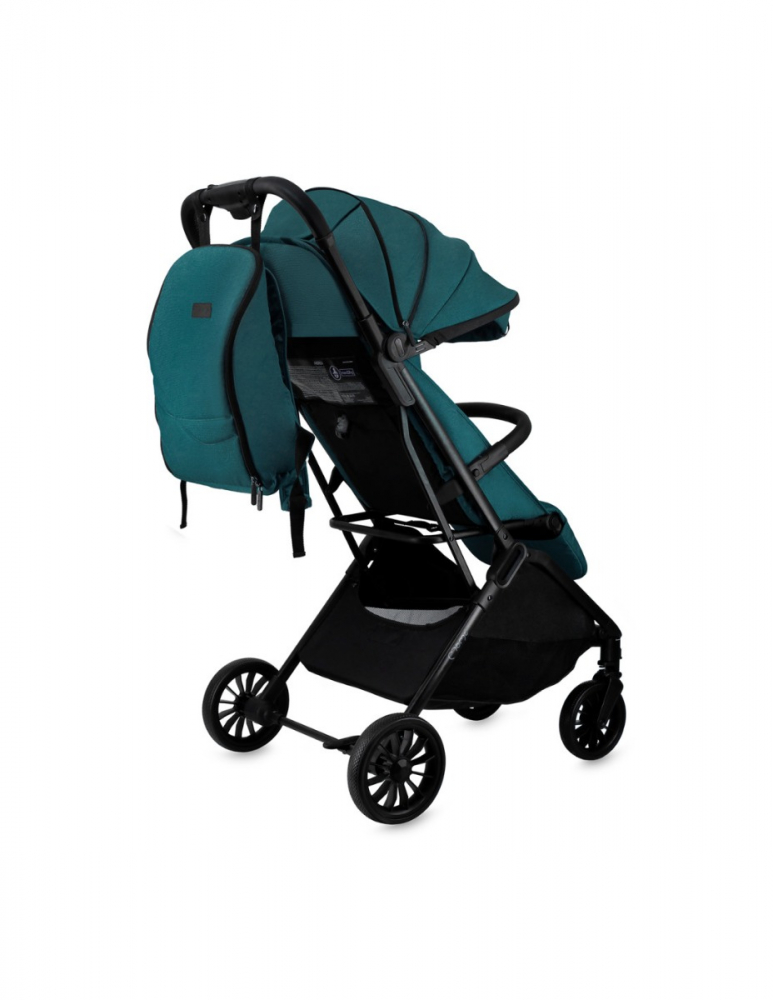 Carucior Momi Andrea Auto-Folding Turquoise - imagine 5