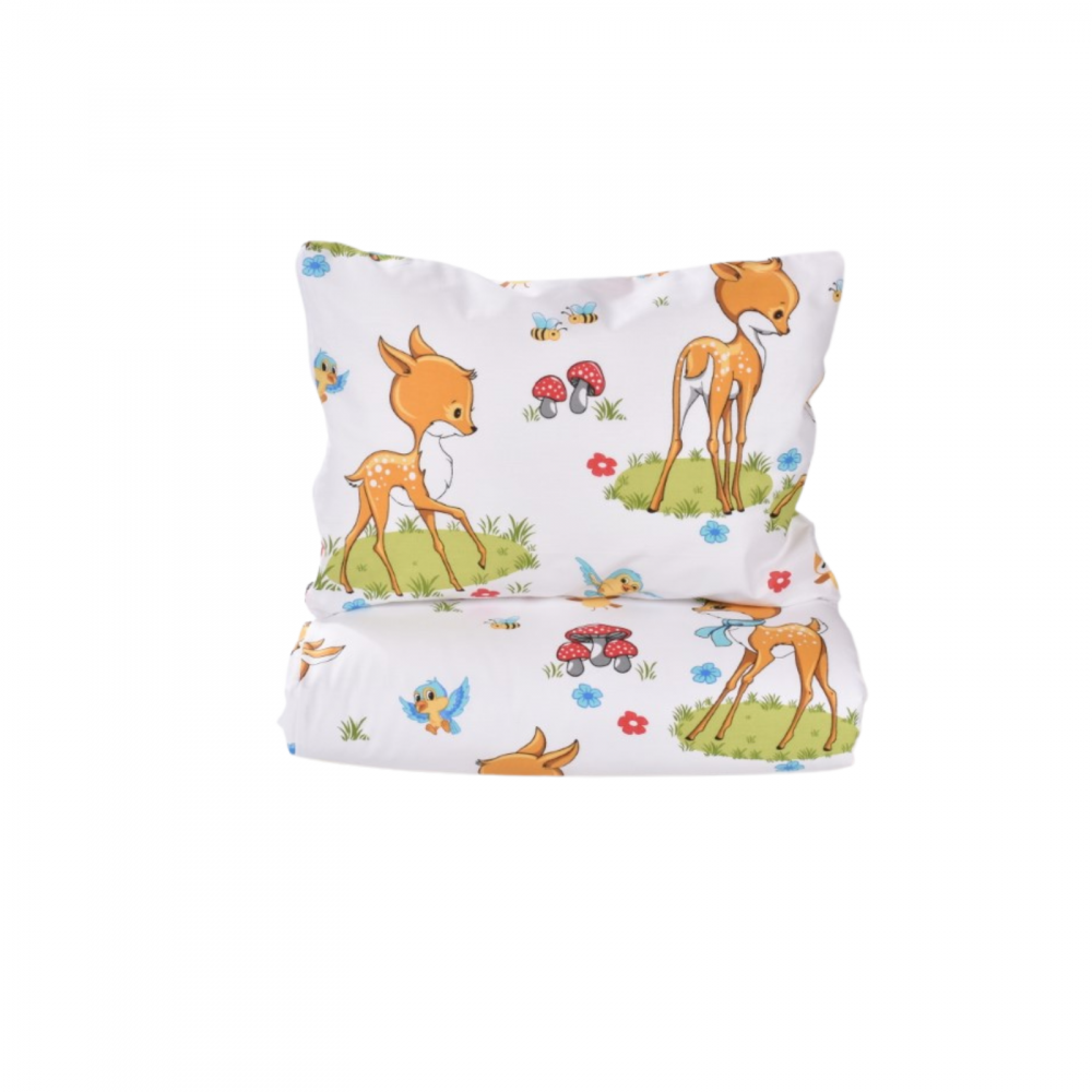Lenjerie patut gradinita Caprioare Confort Family - imagine 2