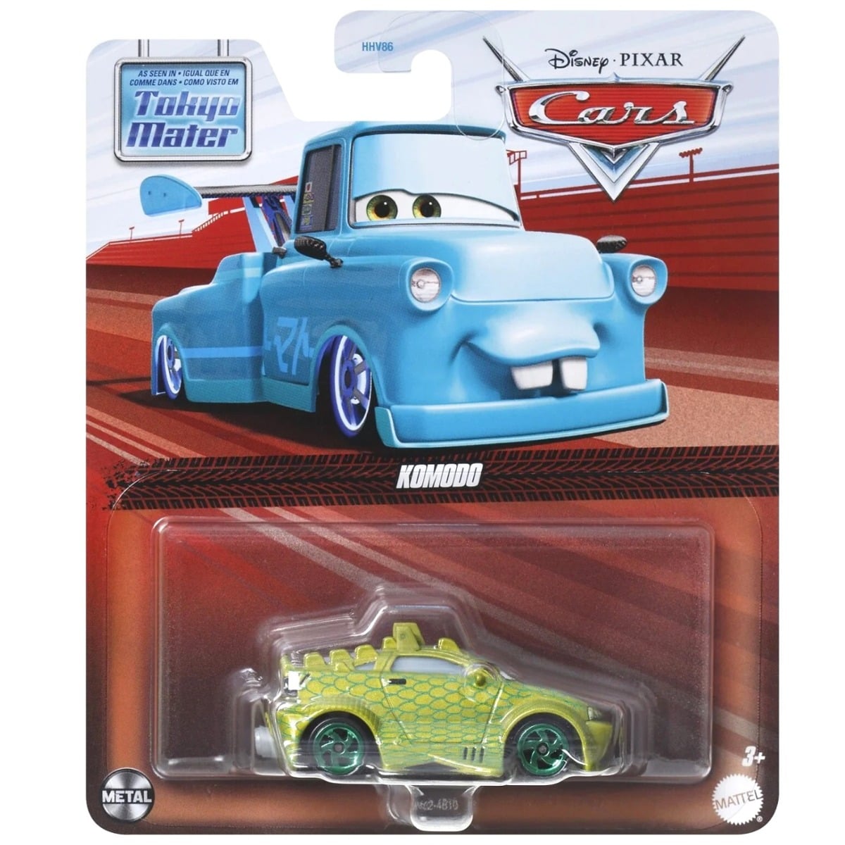 Mașinuță Metal Disney Cars Komodo HVB02