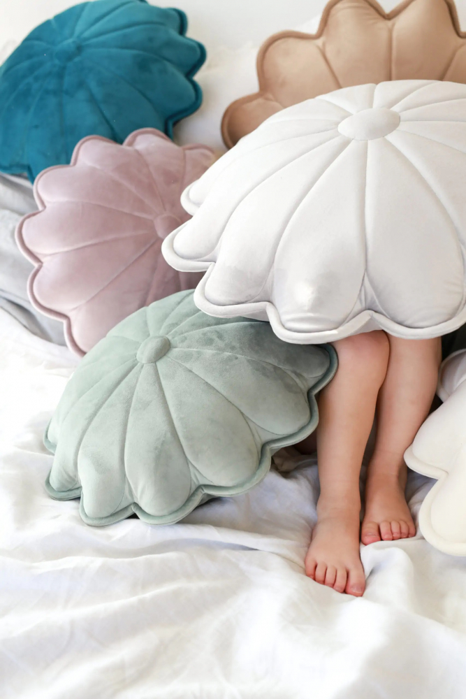 Perna Catifea Margareta Menta Babyly | Decorativă - imagine 2