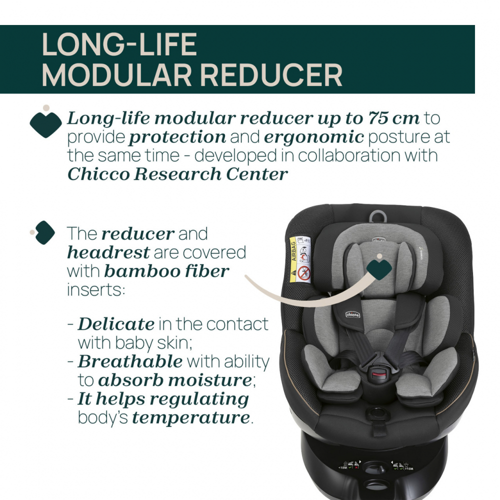 Chicco Seat 105 Rotativ i-Size Sigur - imagine 3
