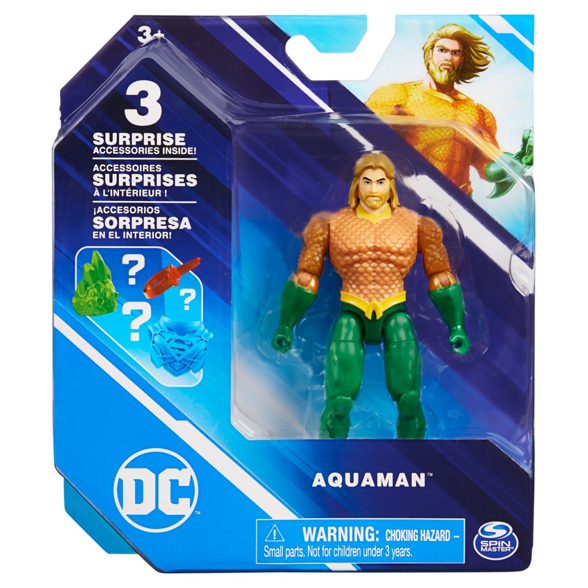 Figurina DC Universe Aquaman 10 cm cu Accesorii