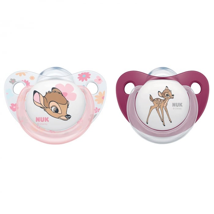 Suzete Nuk Disney Bambi Silicon, 2 Bucăți