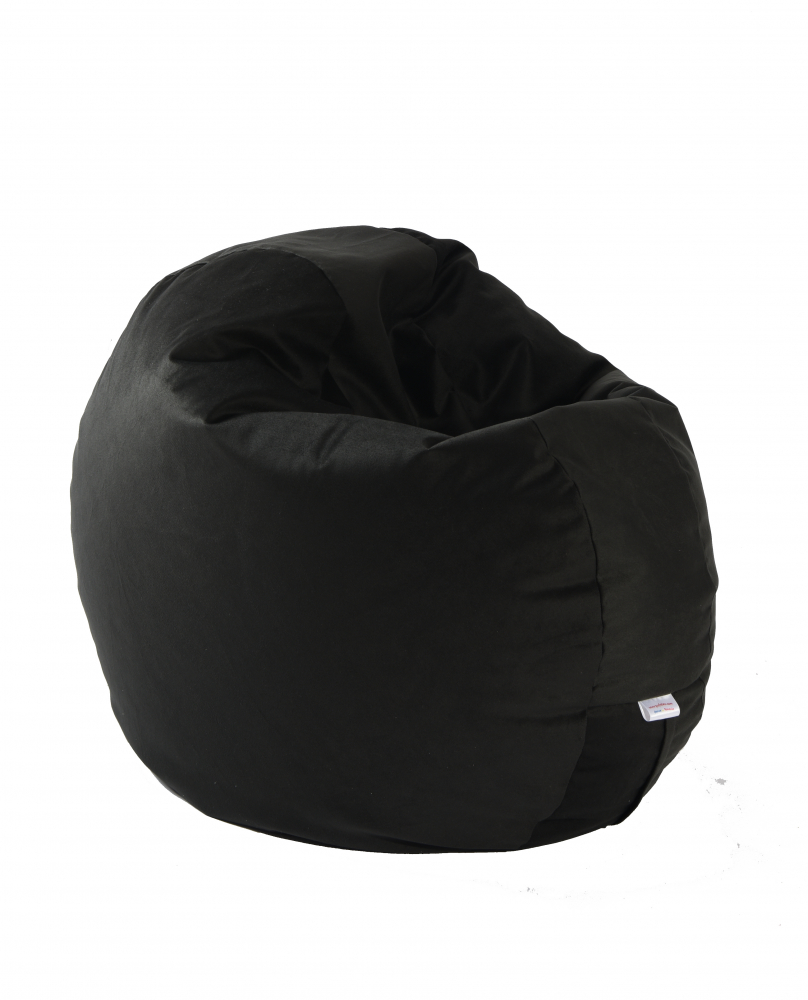 Fotoliu Pufrelax Relaxo Black Velvet, Huse Detasabile - imagine 4
