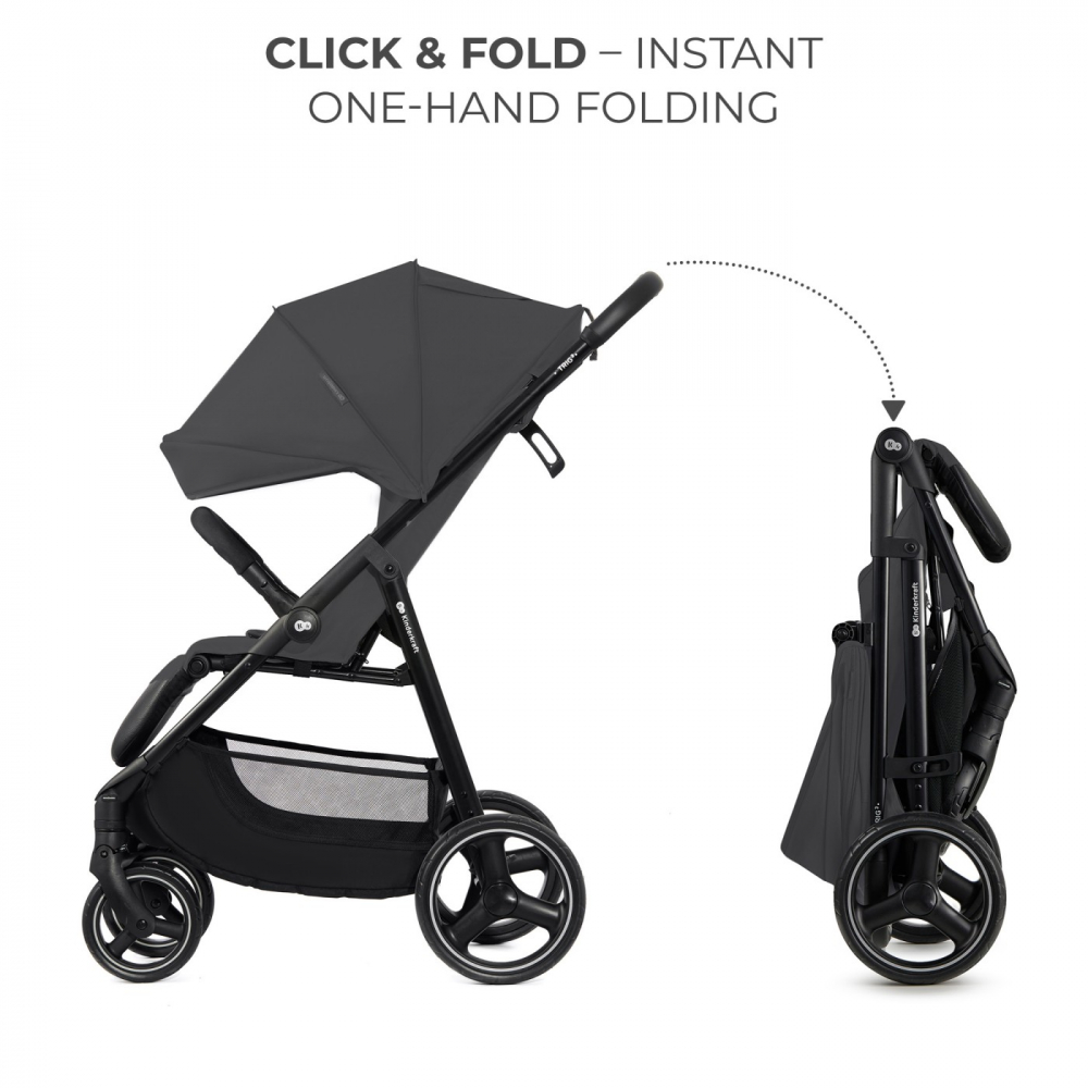 Carucior Kinderkraft Trig 3 - Mai spațios și confortabil