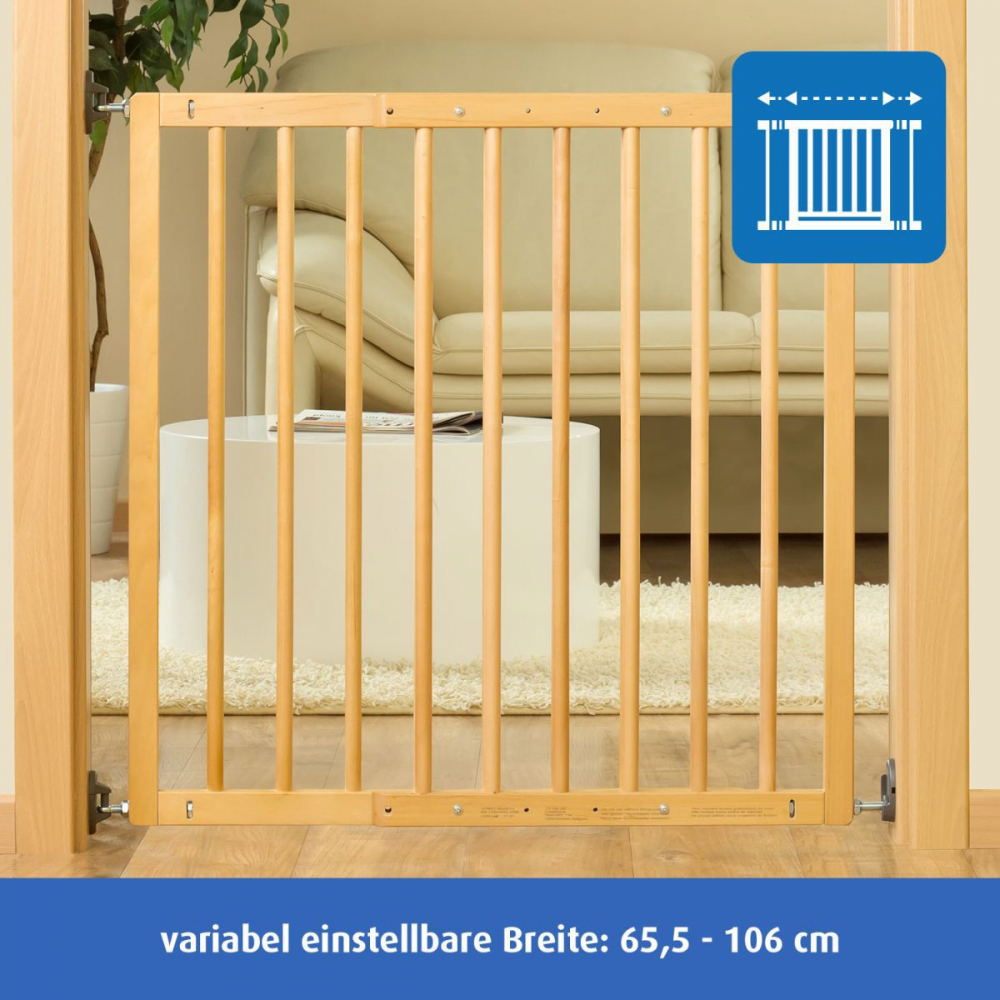 Poarta Siguranta Reer Wood | Reglabila 65-106cm