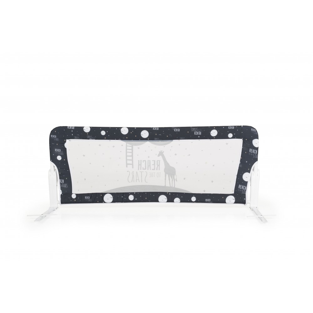 Bariera protectie pat Moni 120 cm Stars Black