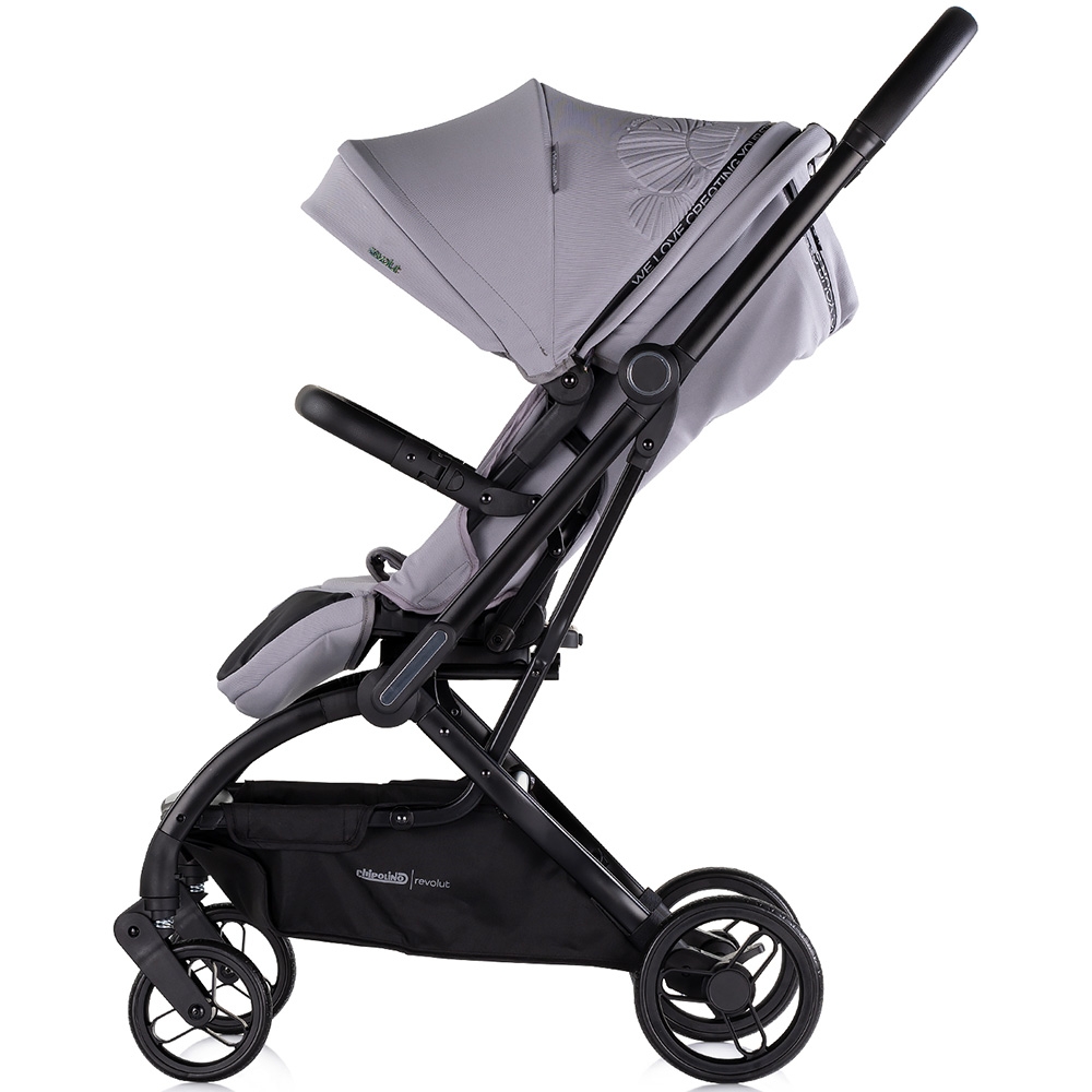 Chipolino Revolut Cloud Grey - Carucior cu sezut rotativ 360°