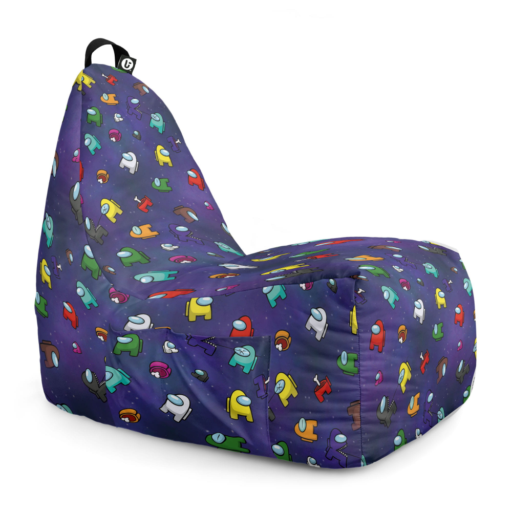 Fotoliu Puf Chill XL Among Us Albastru | Updeco - imagine 6