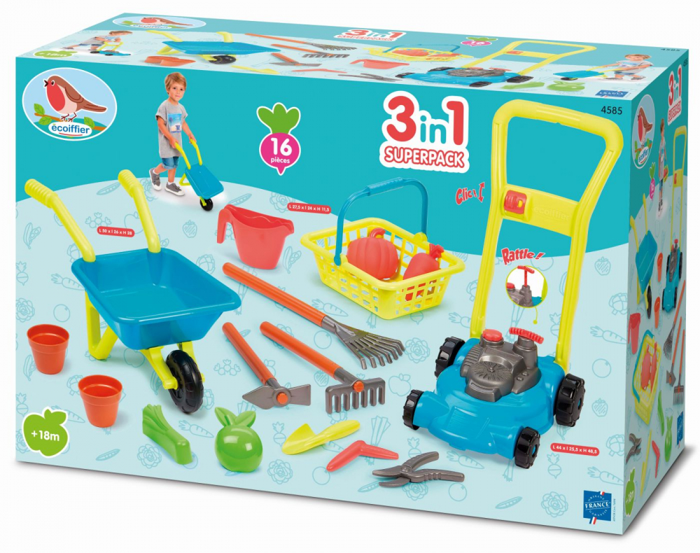 Set Roaba + Tuns Iarba Ecoiffier | Jucărie Exterior