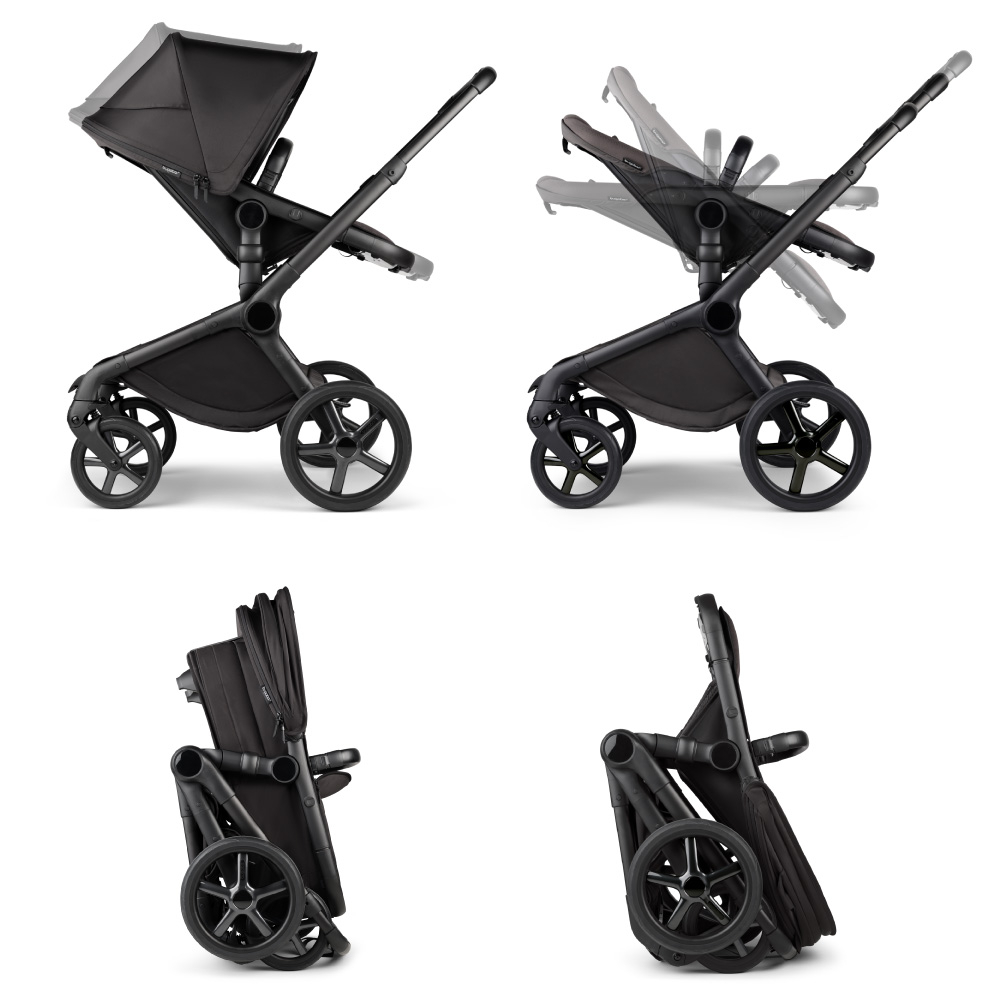 Bugaboo Fox 5 Noir - Confort Premium 2 în 1 - imagine 6