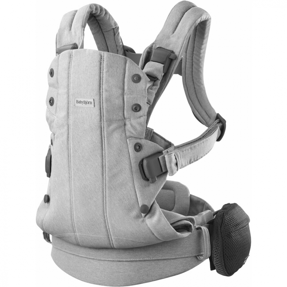 Marsupiu BabyBjorn Harmony Light Gray - Anatomic - imagine 7