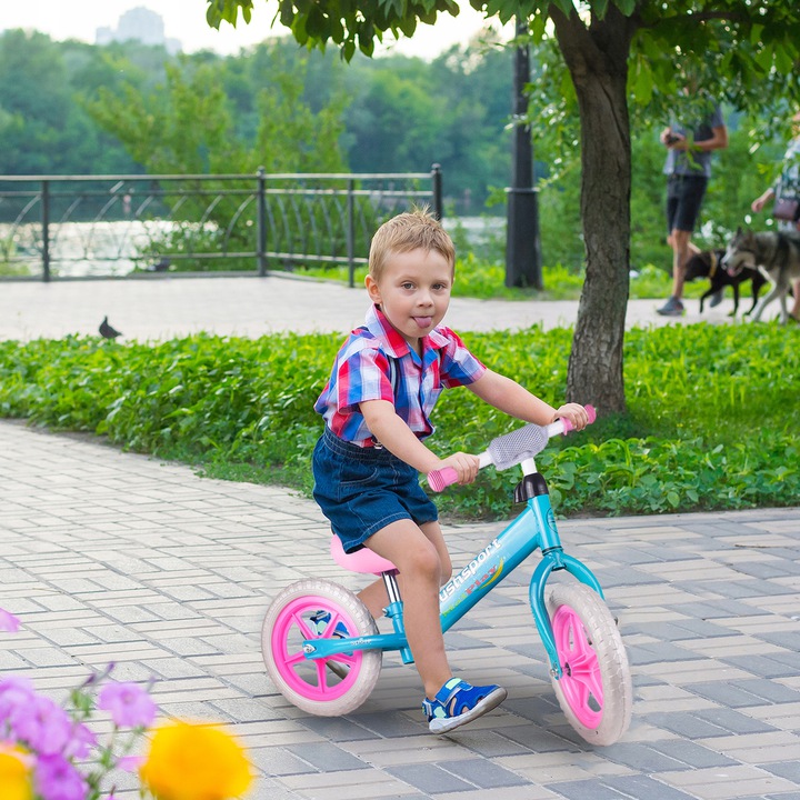 Bicicletă Fără Pedale Malplay Push Sport RozAlbastru - imagine 3