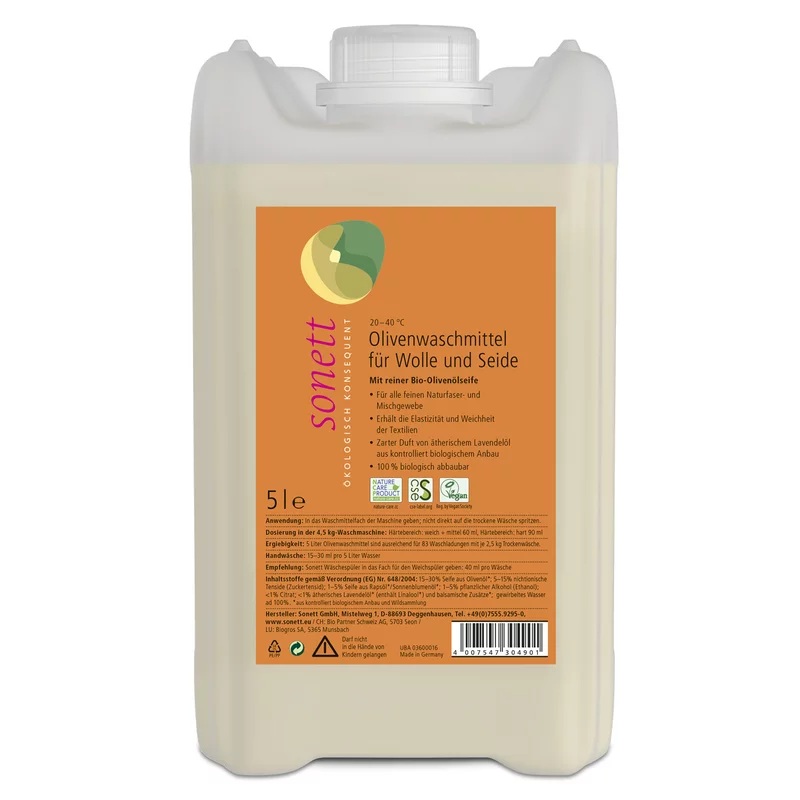 Detergent Lână/Mătase Sonett 5L Ecologic