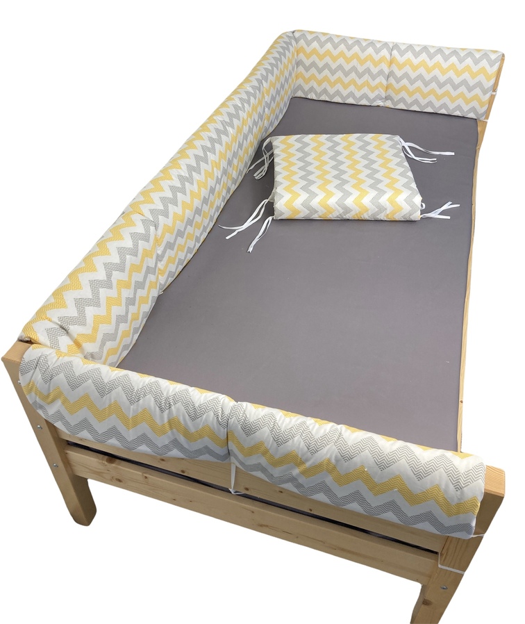 Aparatoare laterale Maxi Deseda Zig Zag Galben Gri